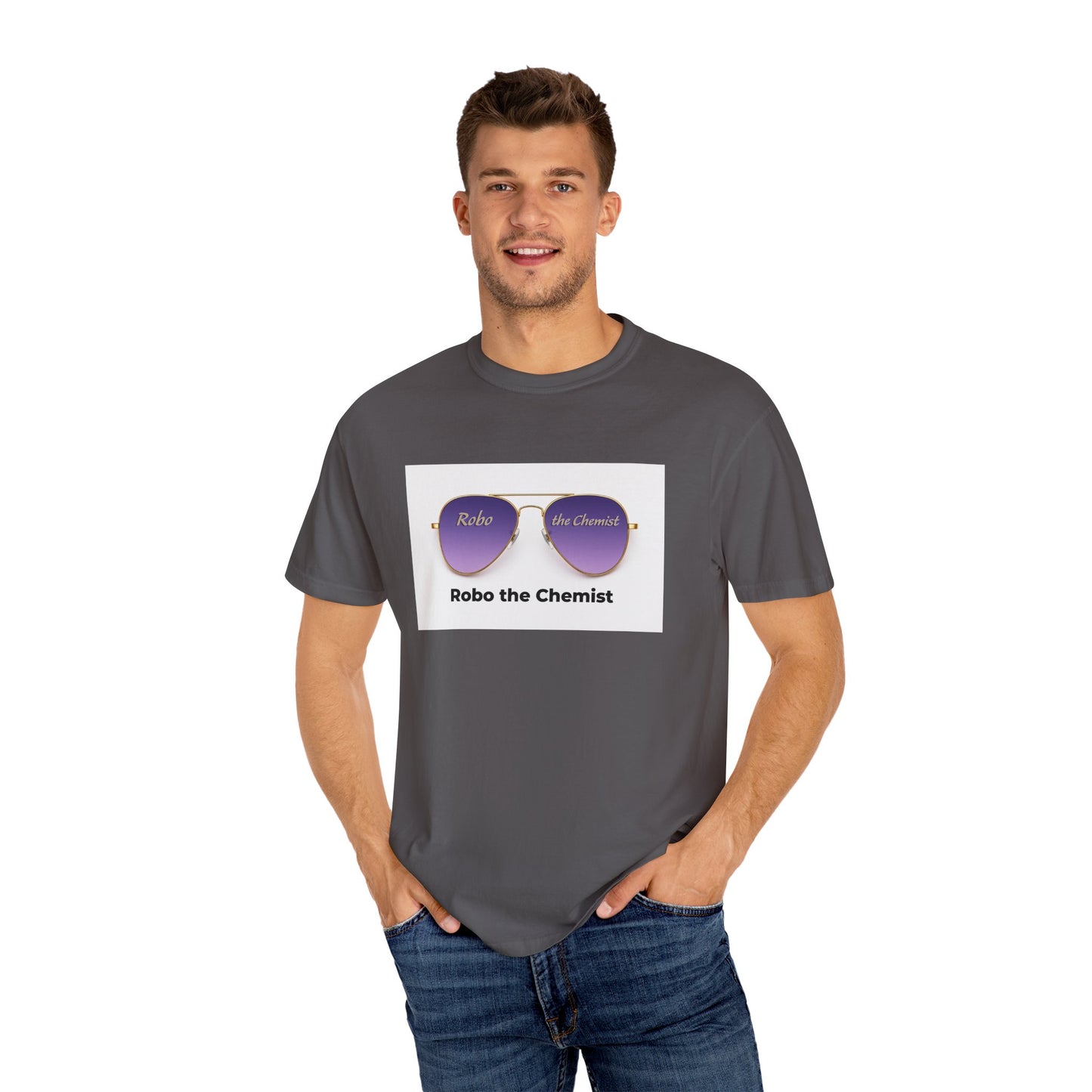 Signature Sunglasses Unisex Tee - House Music Artist Robo the Chemist