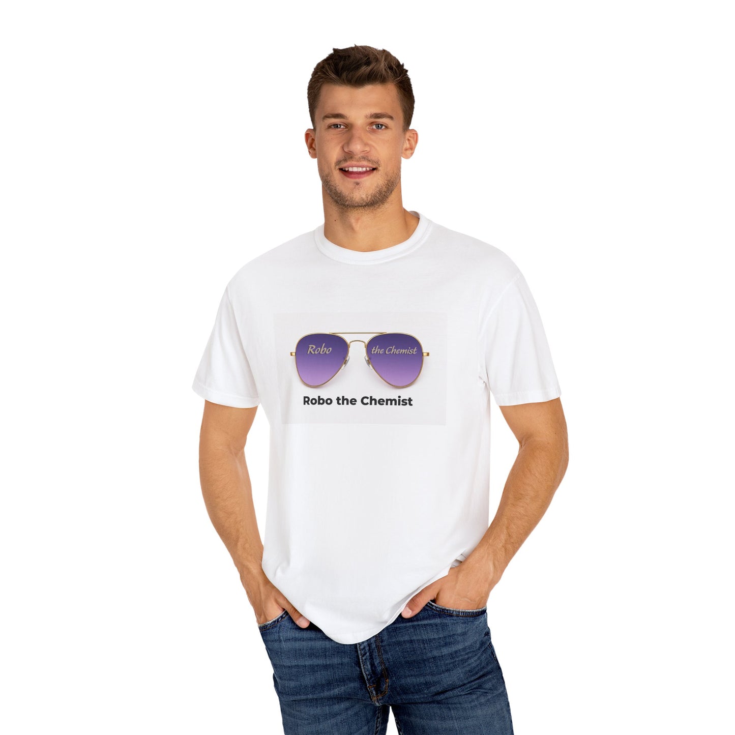 Signature Sunglasses Unisex Tee - House Music Artist Robo the Chemist