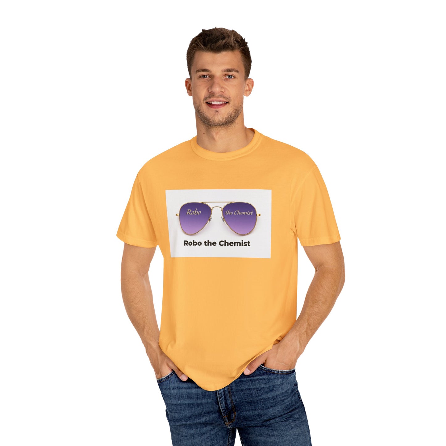 Signature Sunglasses Unisex Tee - House Music Artist Robo the Chemist